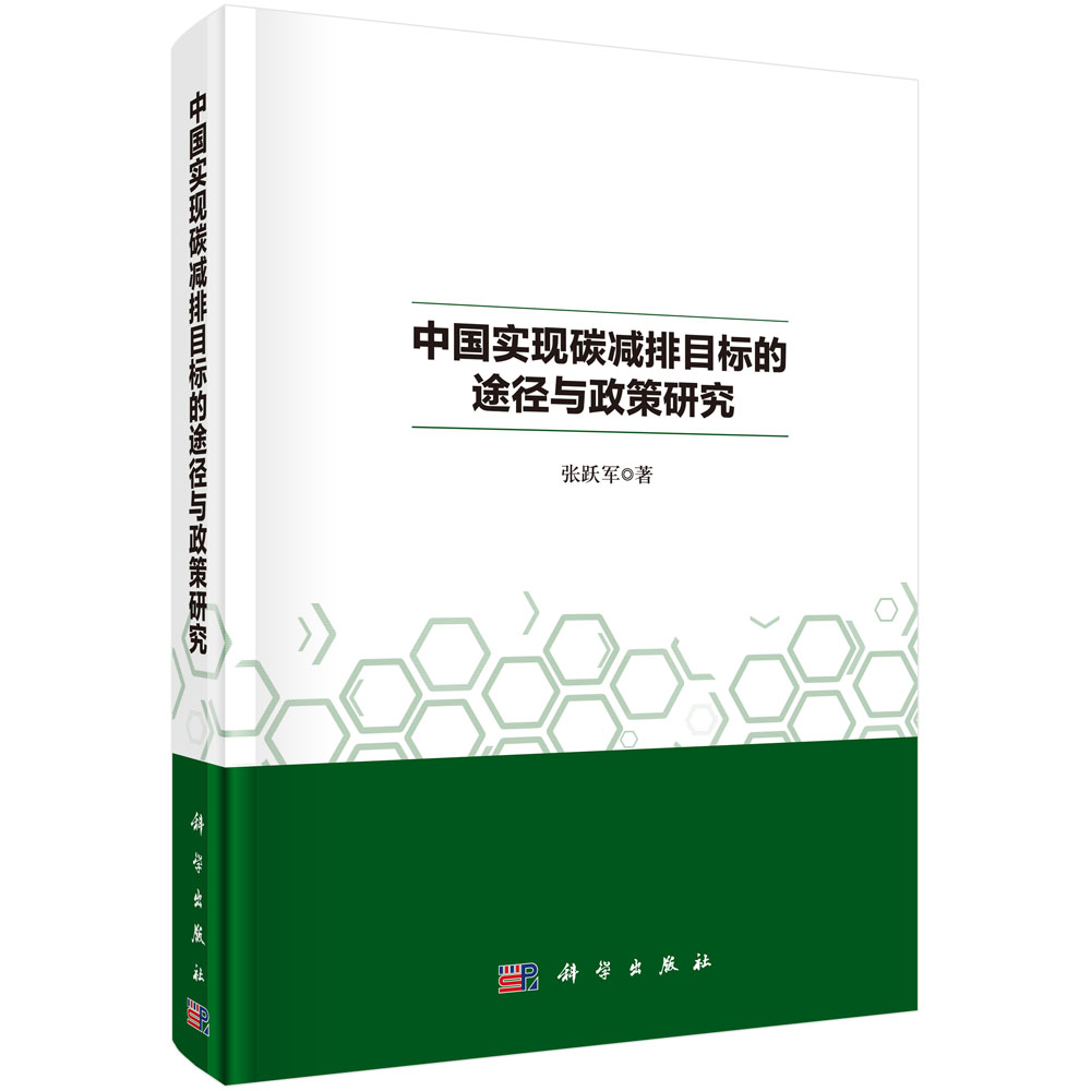 中国实现碳减排目标的途径与政策研究 张跃军 环境科学 专业科技 科学出版社9787030707468