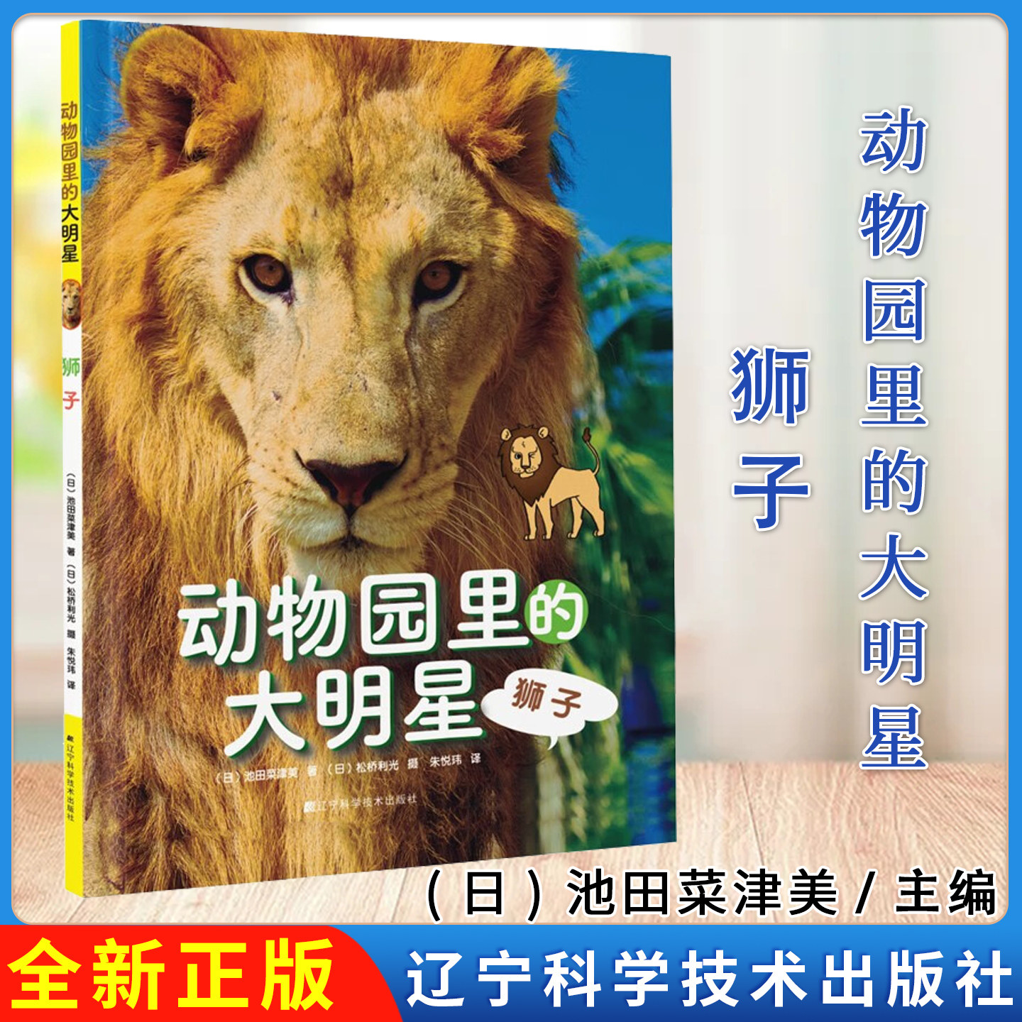 动物园里的大明星:狮子(日)池田菜津美 朱悦玮 译辽宁科学技术出版社9787559123626育儿书籍/育儿百科