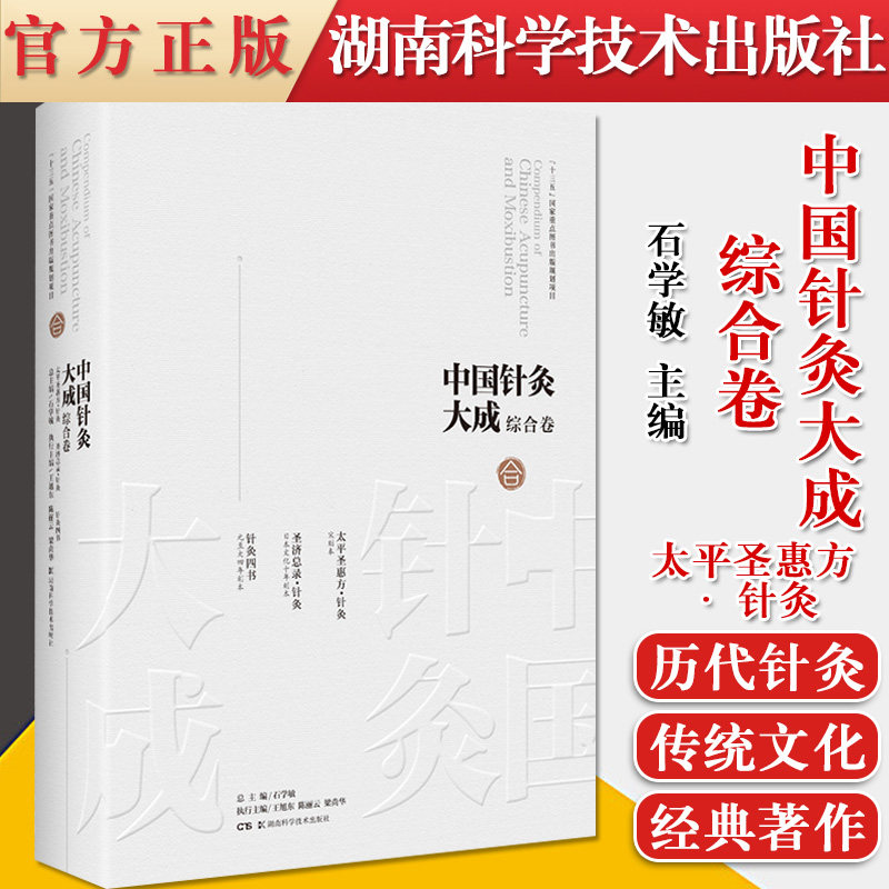 中国针灸大成综合卷 太平圣惠方针灸圣济总录针灸针灸四书 石学敏、王旭东 9787571008093