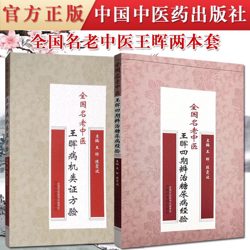 2本套现货正版 全国名老中医王晖病机类证方验/全国名老中医王晖四期辨治糖尿病经验 王晖主编 中国中医药出版社