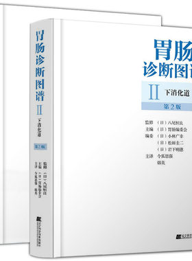 胃肠诊断图谱：上下消化道第2版 (共2册)  辽宁科学技术出版社 临床胃肠病学图谱 实用消化内科临床医学书籍 胃肠病学诊断技术