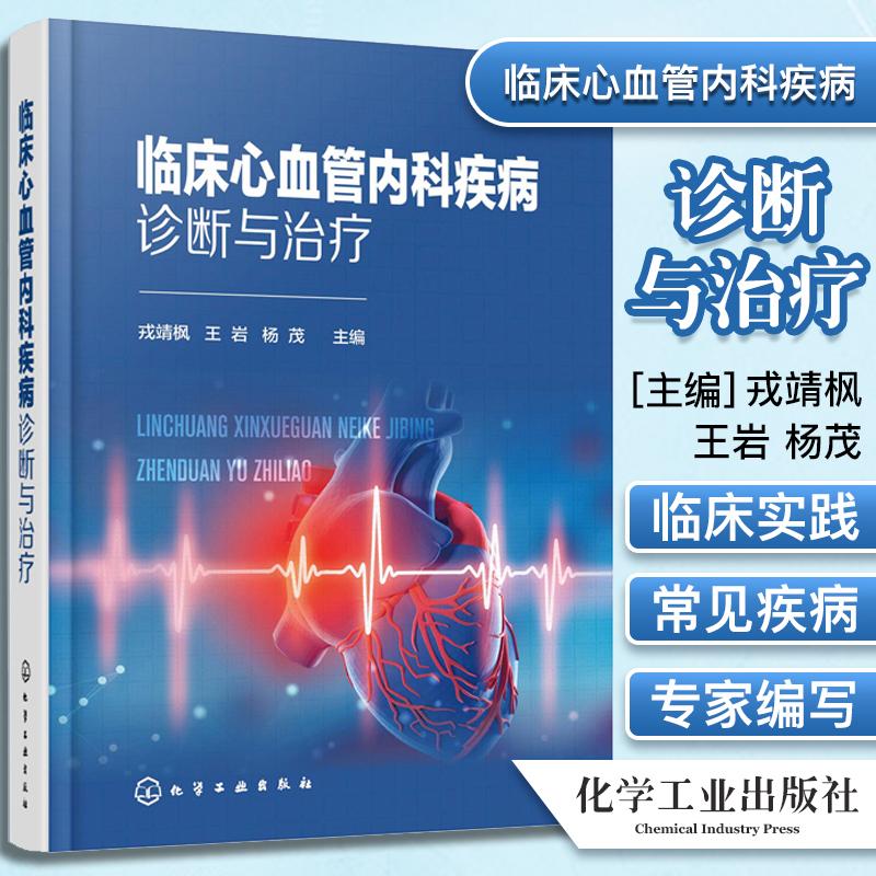 临床心血管内科疾病诊断与治疗 王岩临床心血管内科实用手册心血管内科临床心血管心脏专科医师参考书化学工业出版社9787122379399