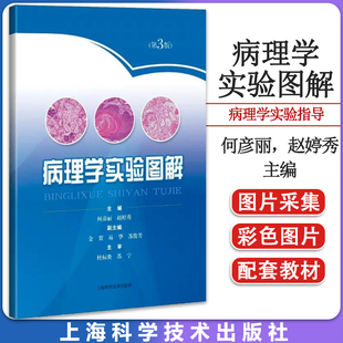 病理学实验图解 第3版 病理学实验指导 配有肉眼标本和镜下切片的彩色图片 病理生理学实验指导 上海科学技术出版社9787547857007