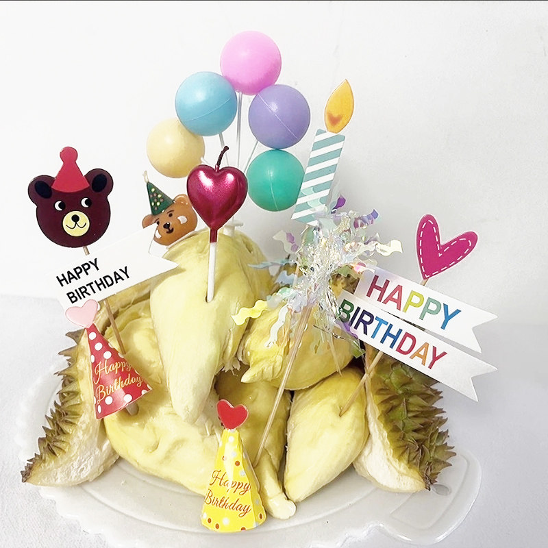 榴莲蛋糕DIY生日派对材料
