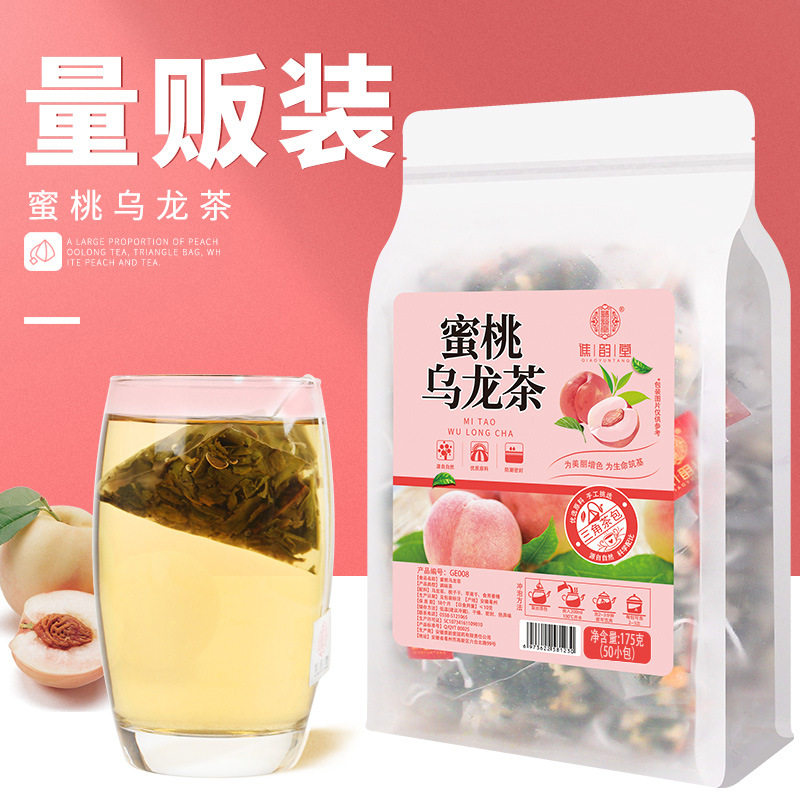 蜜桃乌龙茶175g/袋50小包三角包