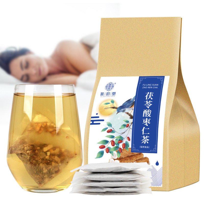 茯苓酸枣仁茶袋泡茶酸枣仁百合茶