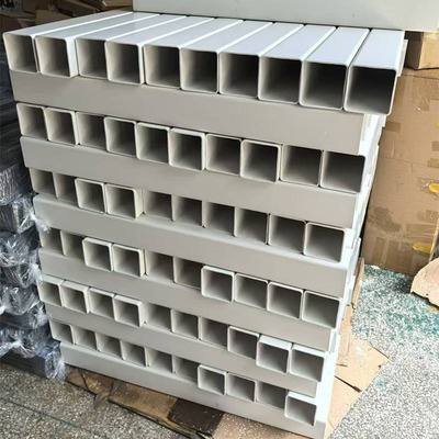 白色100*mm大规格pvc塑料方管