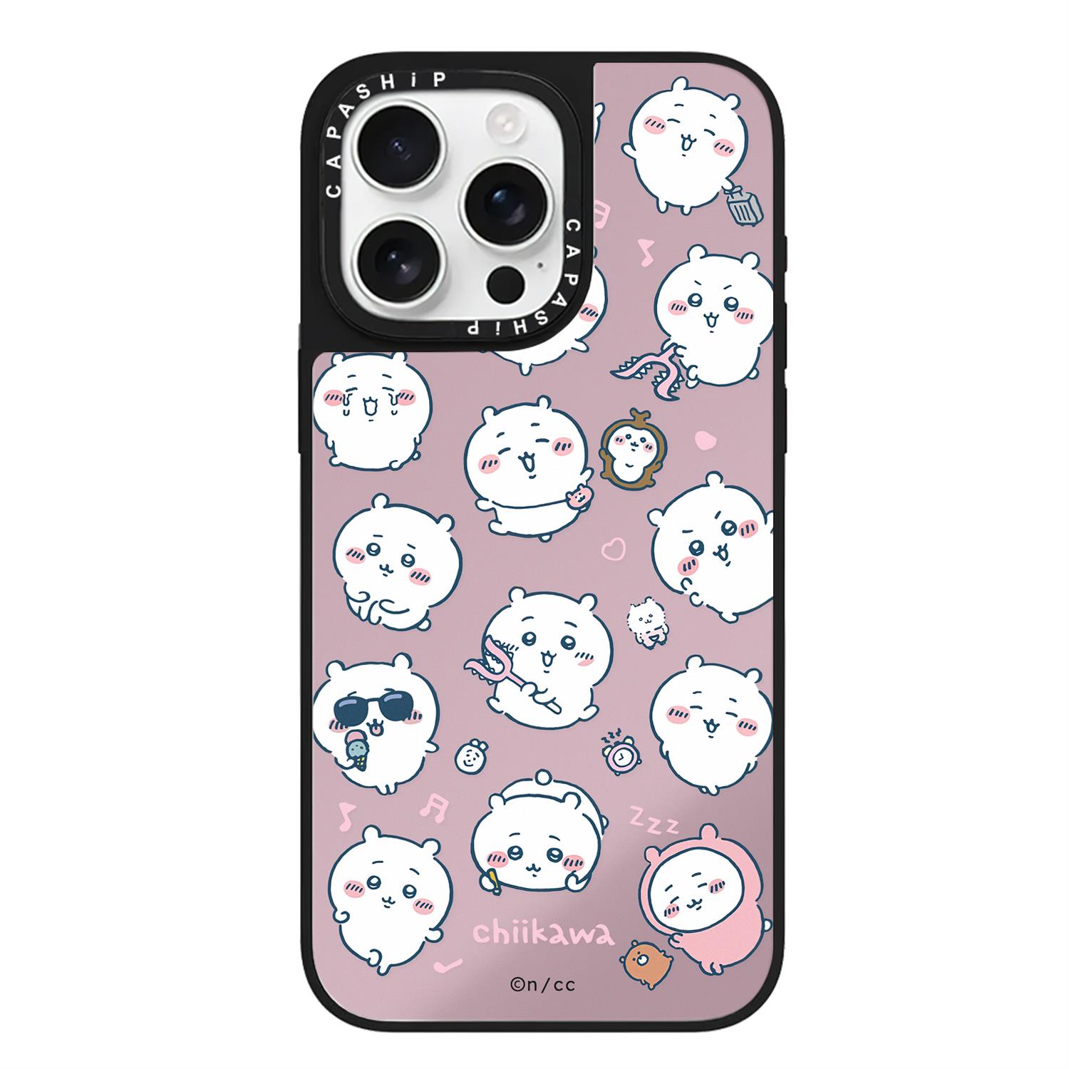 CASE适用苹果15iPhone14plus16镜面13promax17磁吸可爱CHIIKAWA吉伊卡哇xr手机壳12防摔11新款xs高级感保护套