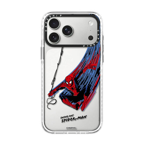 C家适用苹果15iPhone14plus16亚克力白边13promax17磁吸Magsafe漫威蜘蛛侠18手机壳12防摔11新款高级感保护套