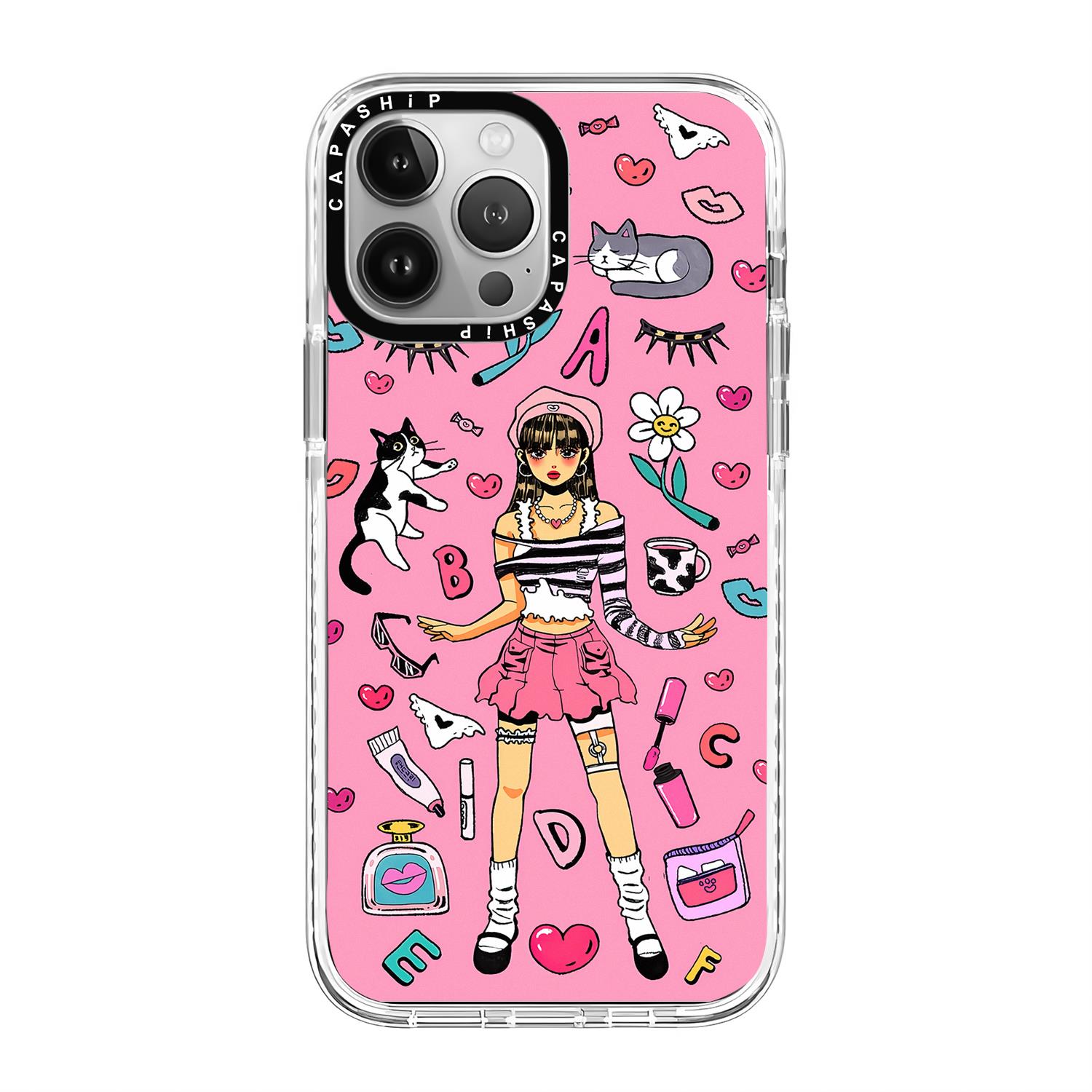 CASE适用苹果15iPhone14plus16亚克力13promax17Magsafe磁吸机车女孩创意手机壳12防摔11新款高级感tif保护套