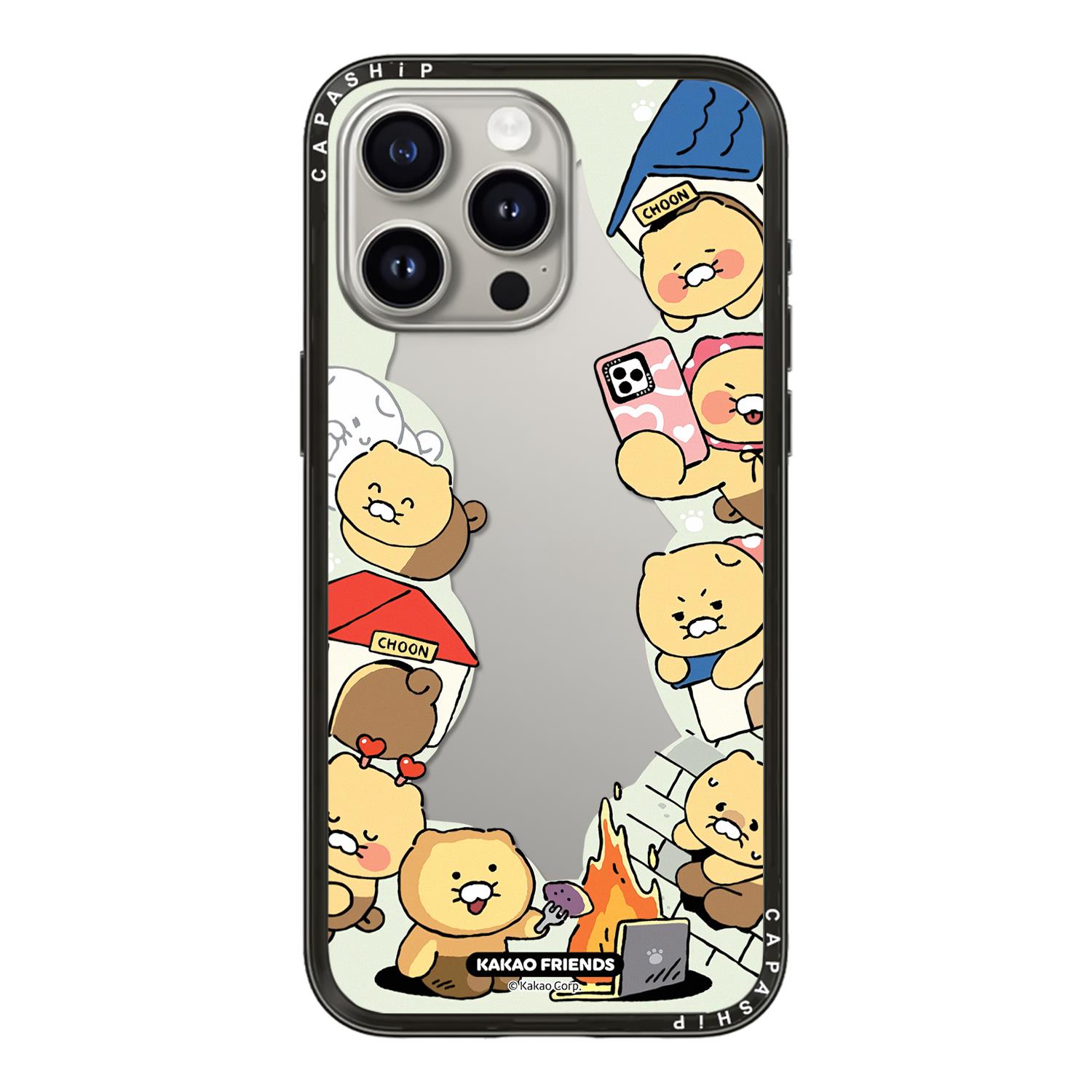 CASE四方新壳体适用苹果iPhone16pro17亚克力15promax14磁吸卡通KAKAO春植13手机壳防摔新款高级感tif保护套