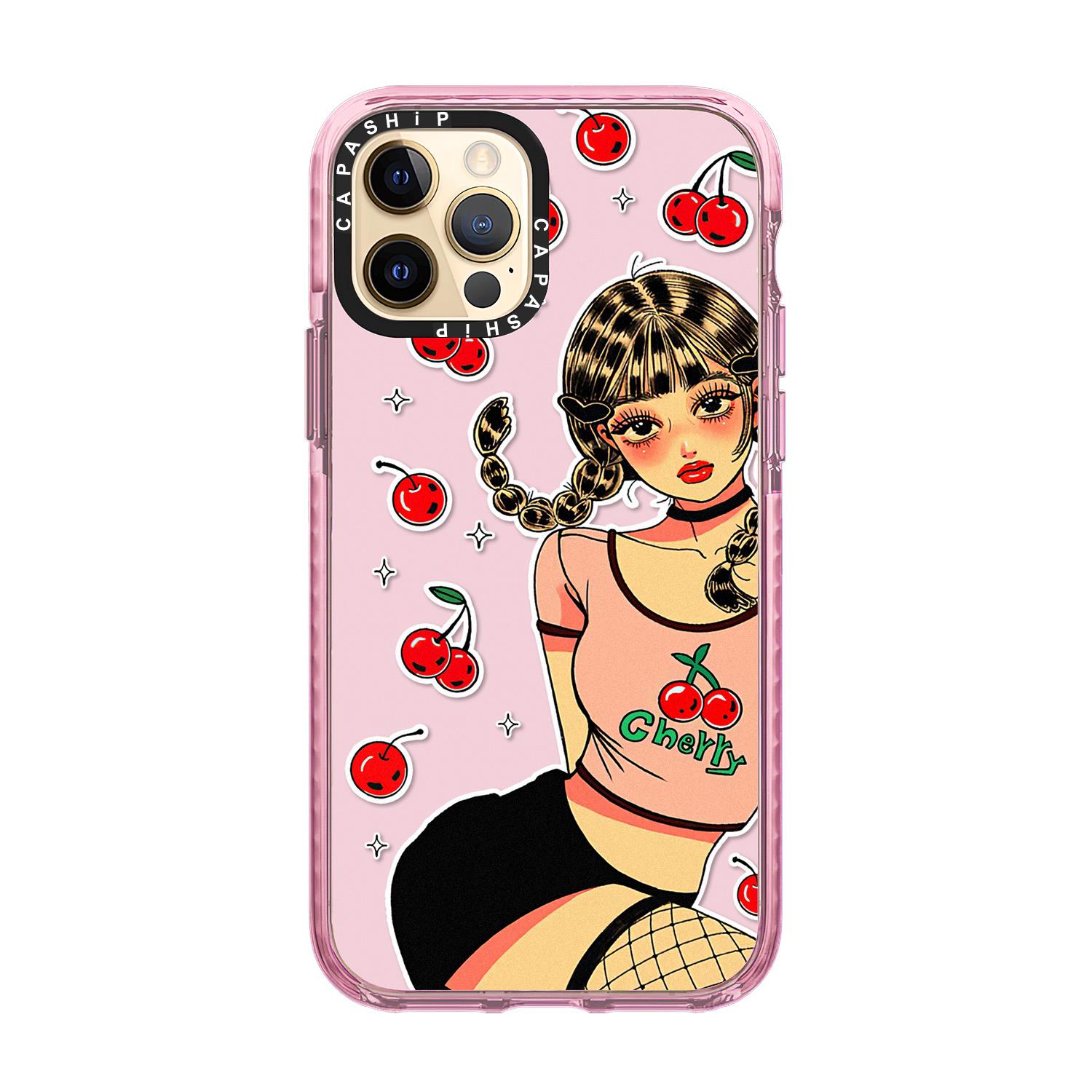 CASE适用苹果15iPhone14plus16TPU13promax17甜酷少女创意手机壳12防摔11新款高级感tif保护套