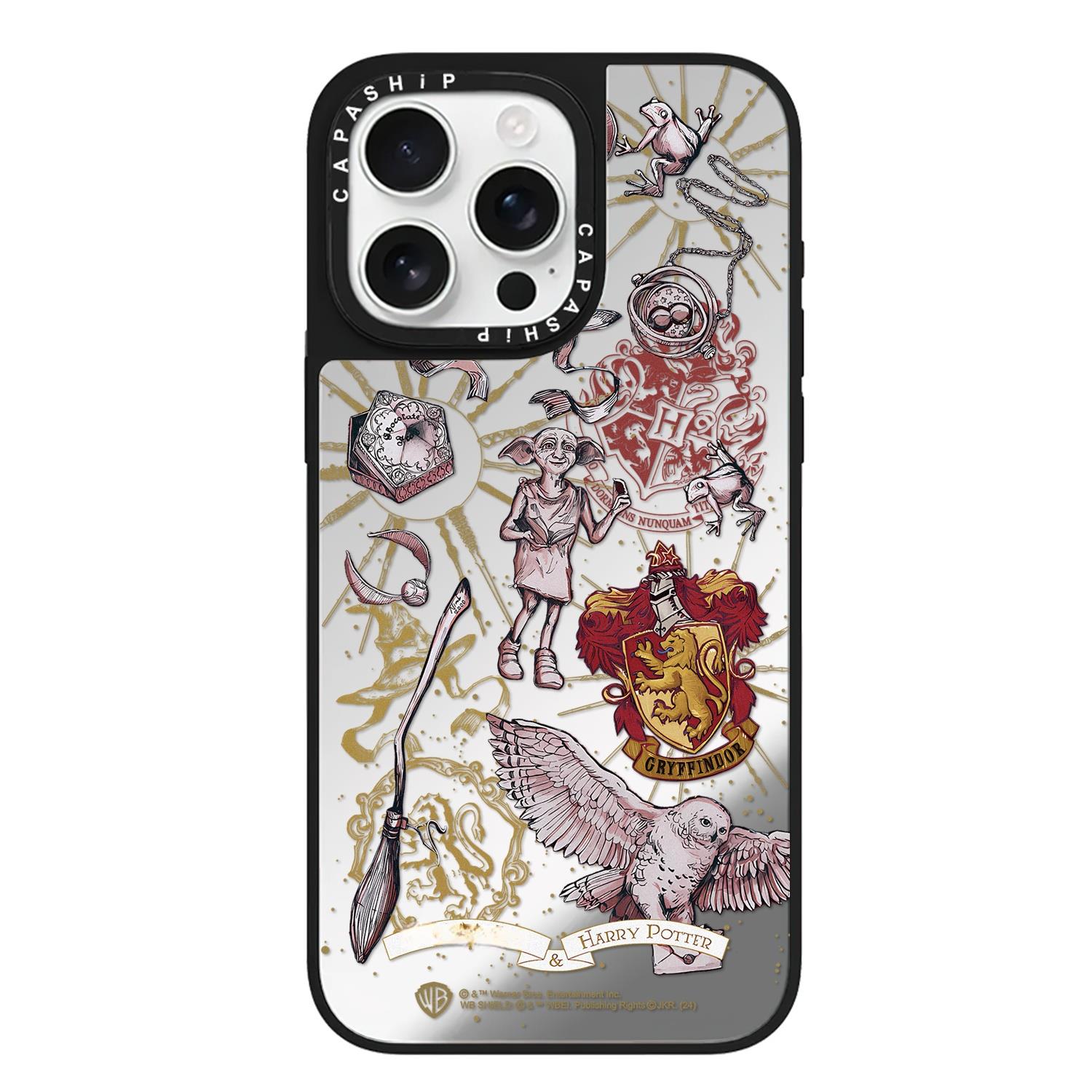 CASE适用苹果15iPhone14plus16镜面13promax17磁吸哈利波特创意xr手机壳12防摔11新款xs高级感tif保护套
