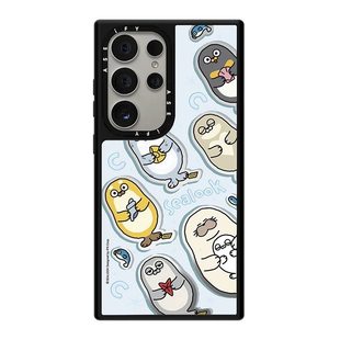 海豹sealook手机壳磁吸magsafe亚克力防摔保护套适用于三星Galaxy S25ultra/S25/S24/S23ultra可爱个性
