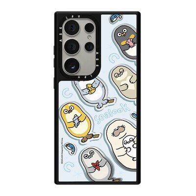 海豹sealook手机壳磁吸magsafe亚克力防摔保护套适用于三星Galaxy S25ultra/S25/S24/S23ultra可爱个性s26