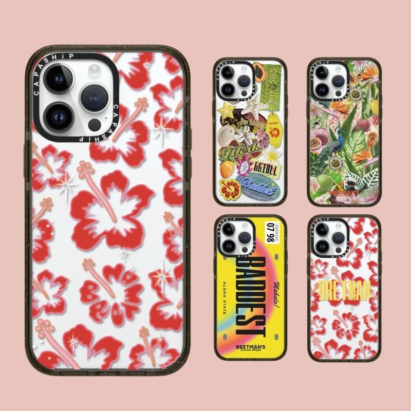 CASE适用苹果15iPhone14plus16亚克力黑边13promax17透明磁吸BRET MAN手机壳12防摔11新款高级感tif保护套