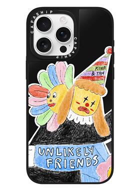 CASE适用苹果15iPhone14plus16黑色镜面13promax17磁吸花朵蛋糕女孩xr手机壳12防摔11新款xs高级感tif保护套