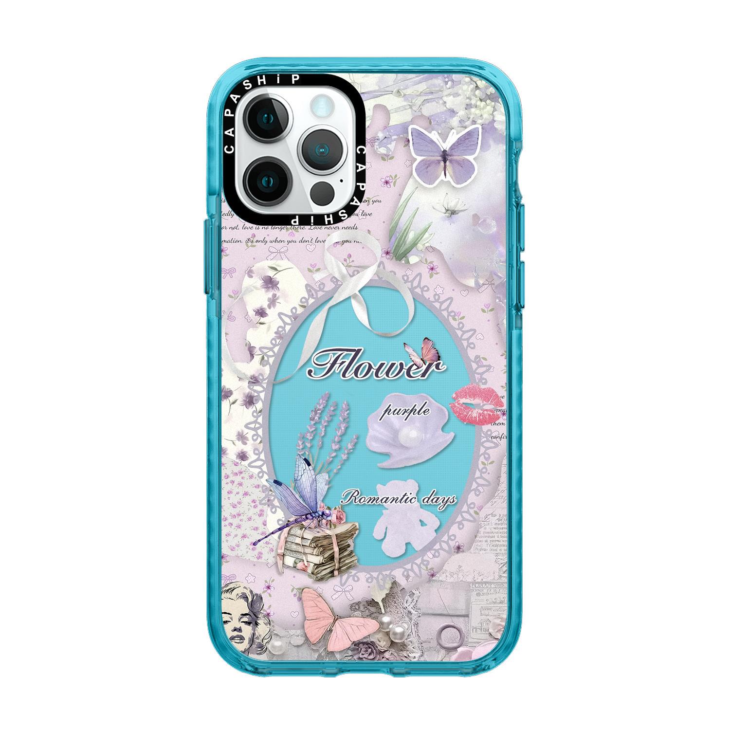 CASE适用苹果15iPhone14plus16透明TPU13promax17个性xs小清新拼贴碎花xr手机壳12防摔11新款高级感tif保护套