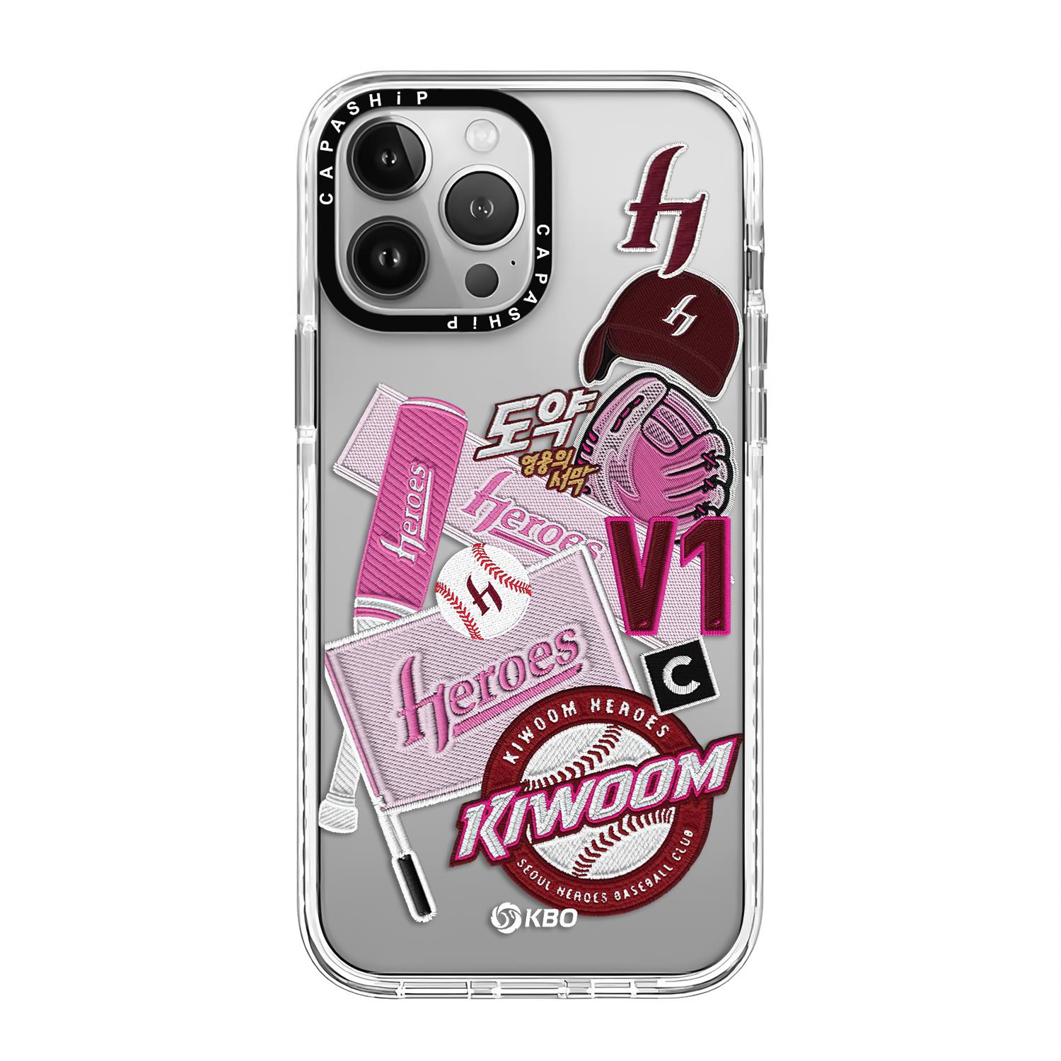 CASE适用苹果15iPhone14plus16亚克力白边13promax17磁吸Magsafe潮牌KBO2棒球手机壳12防摔11高级感tif保护套