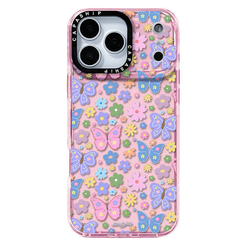 C家适用苹果15iPhone14plus16透明13promax17/18proTPU可爱蝴蝶小花xr软手机壳12防摔11新款xs高级感保护套