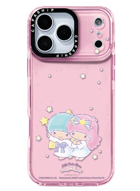 CASE适用苹果15iPhone14plus16透明13promax17可爱卡通双子星xr手机壳12防摔11新款xs高级感ti保护套