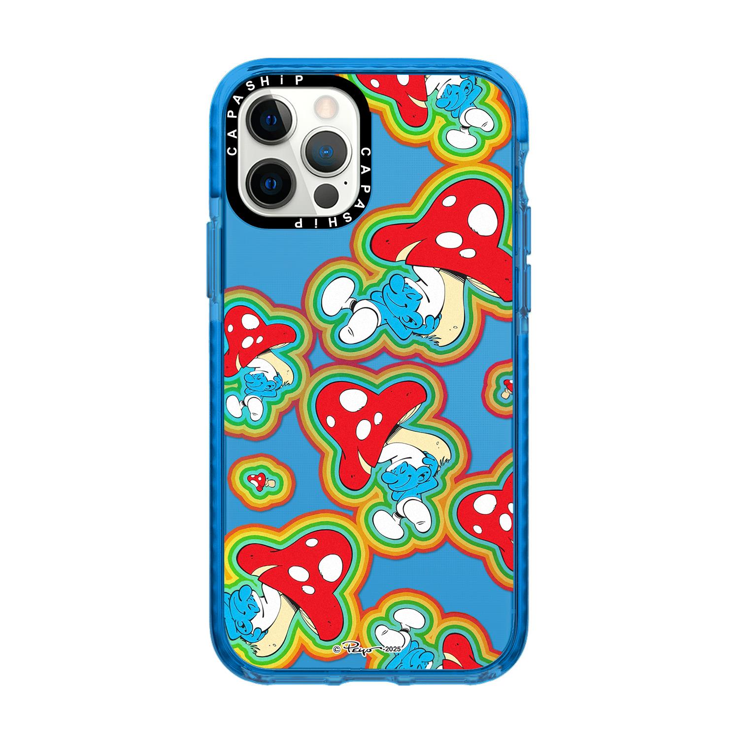 CASE适用苹果15iPhone14plus16透明TPU13promax17可爱xs潮牌卡通蓝精灵xr手机壳12防摔11新款高级感tif保护套