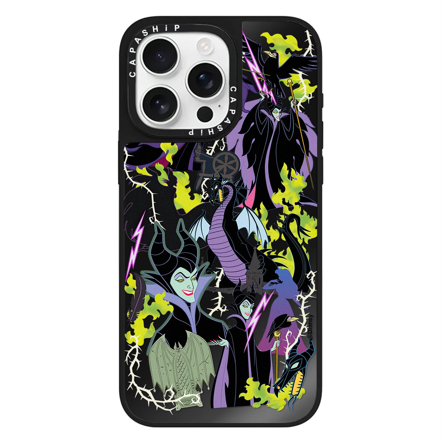 CASE适用苹果15iPhone14plus16黑色镜面13promax17磁吸邪恶皇后xr手机壳12防摔11新款xs高级感tif保护套