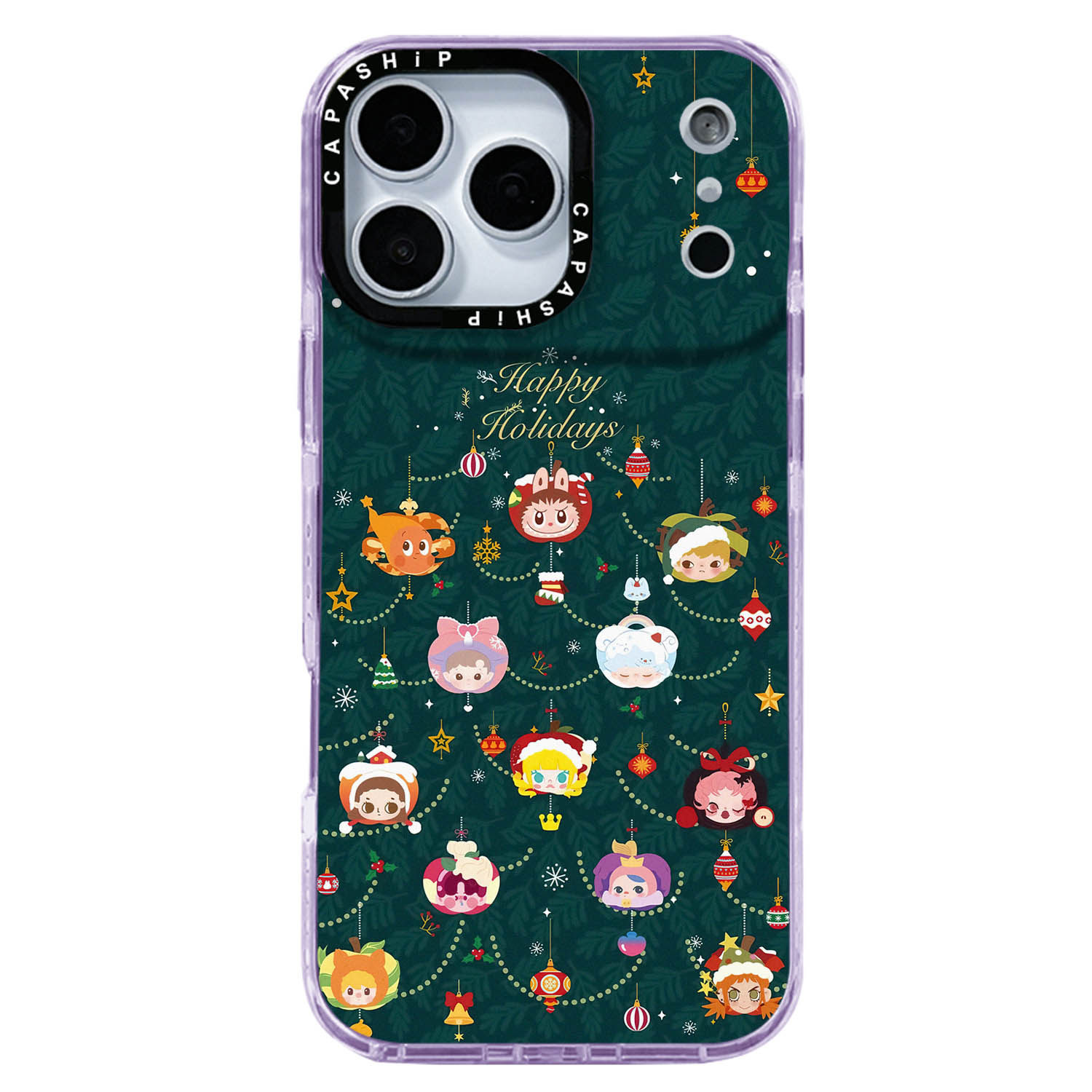 CASE适用苹果15iPhone14plus16透明13promax17可爱圣诞泡泡玛特xr