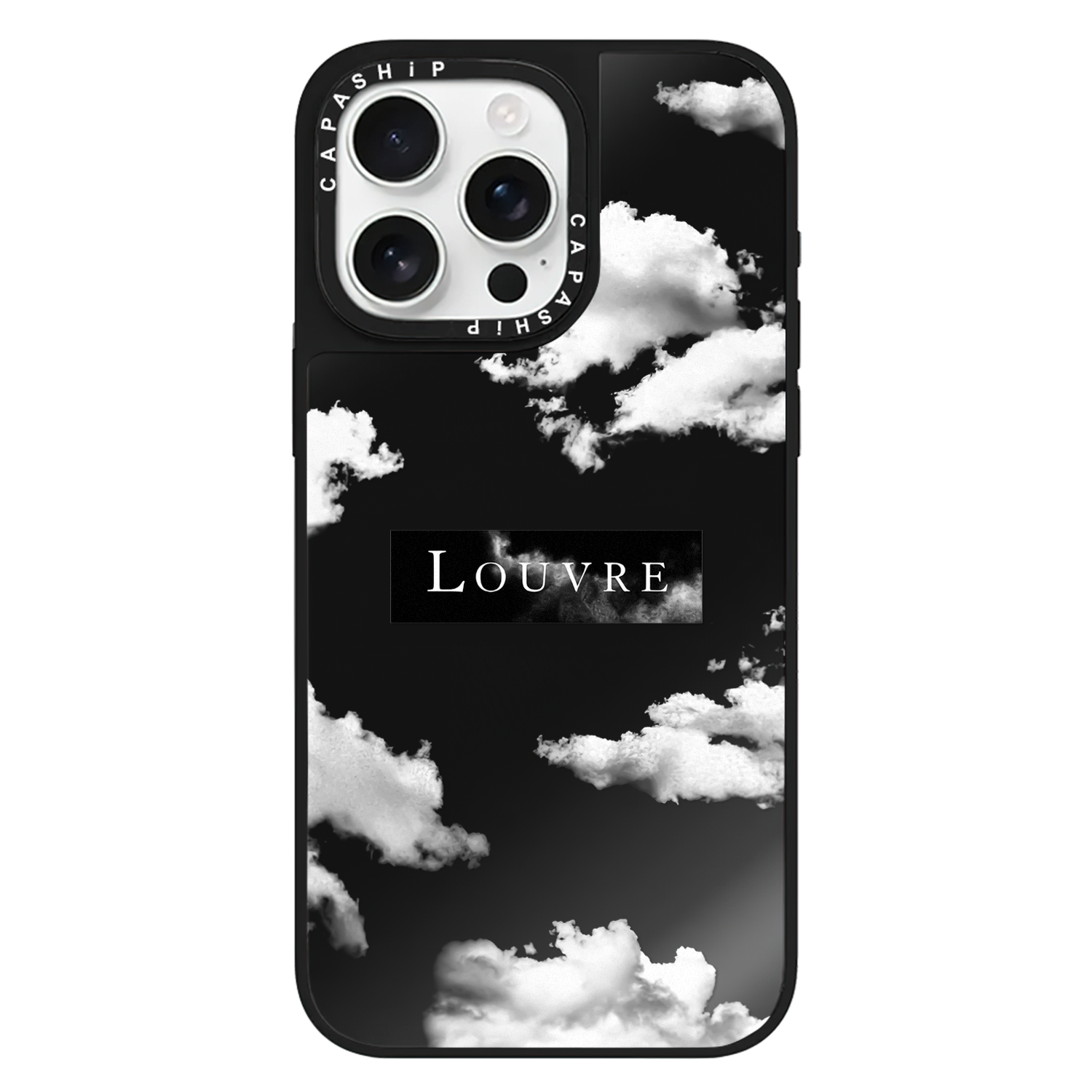 CASE适用苹果15iPhone14plus16黑色镜面13promax17磁吸磁吸卢浮宫xr手机壳12防摔11新款xs高级感tif保护套