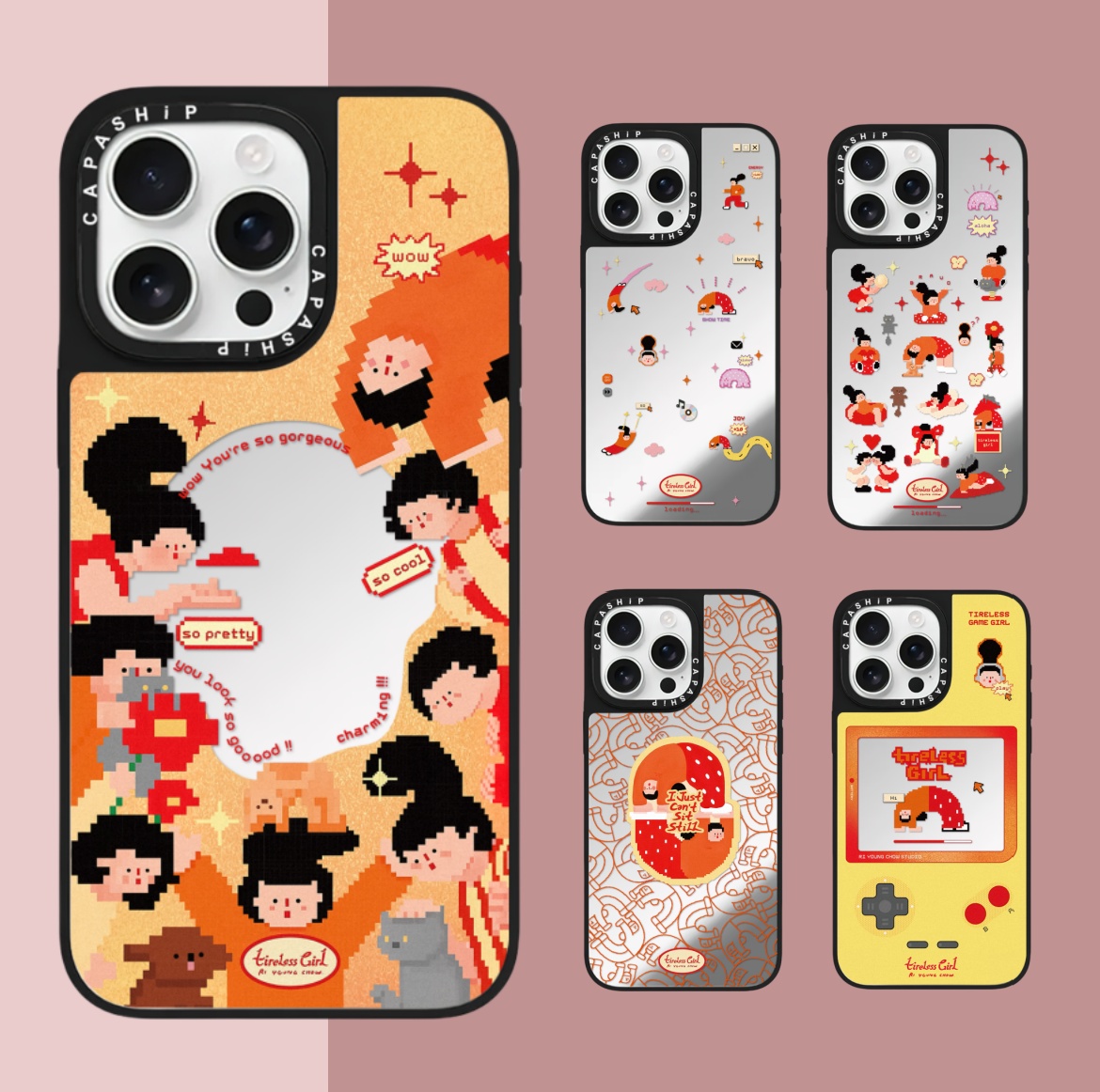 CASE适用苹果15iPhone14plus16镜面13promax17磁吸Magsafe下腰女孩xr手机壳12防摔11新款xs高级感tif保护套