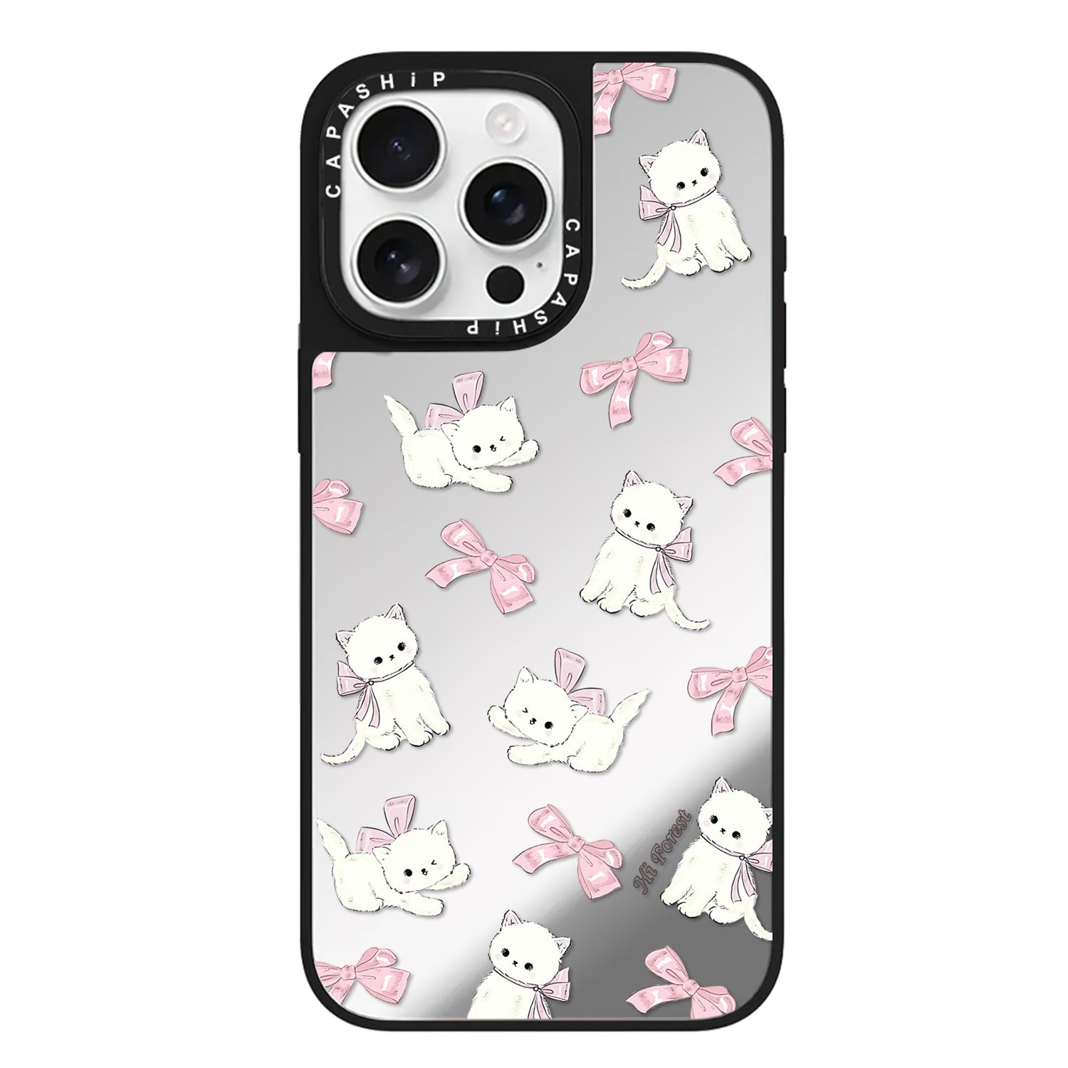 CASE适用苹果15iPhone14plus16镜面13promax17磁吸可爱森林来信xr手机壳12防摔11新款xs高级感tif保护套