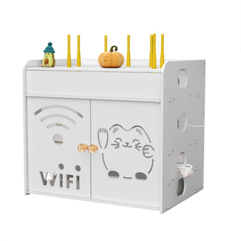路由器遮挡箱家用电线装饰盒插座网线wifi收纳盒箱挂墙光猫机顶盒