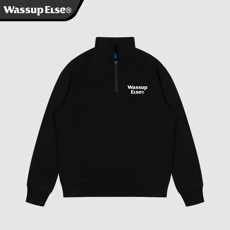 秋冬新款半拉链潮牌卫衣男女运动