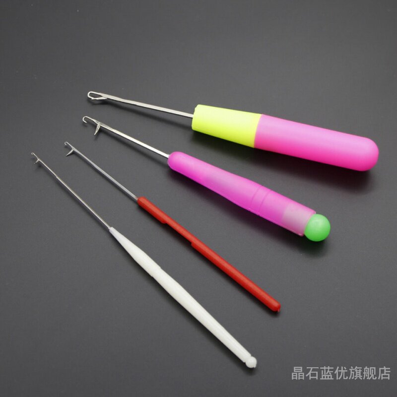 크로 셰 뜨개질 방지 크로 셰 뜨개질 혀 크로 셰 뜨개질 도구 작은 크로 셰 뜨개질 스테인레스 스틸 스웨터 바늘 수제 DIY 양모 뜨개질