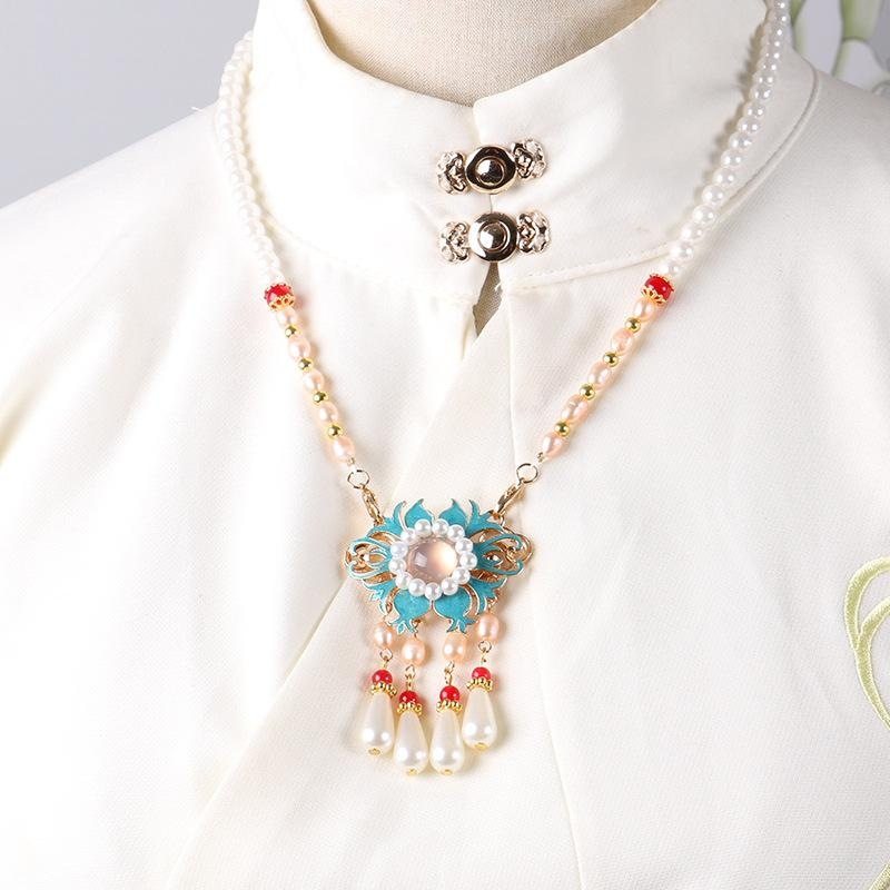 马面裙项链背云明制国风流苏发饰古装项圈浮生梦2025古风汉服,饰品/流行首饰/时尚饰品新,项链,淘宝优惠券,粉丝福利购,淘宝优惠卷