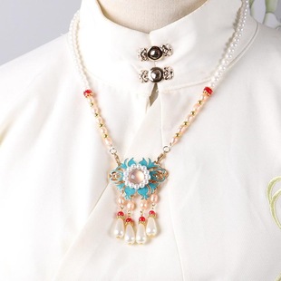 马面裙项链背云明制国风流苏发饰古装项圈浮生梦2025古风汉服