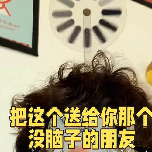送给你没脑子的朋友大脑宕机发夹发箍发饰小红书同款宕机发夹发夹