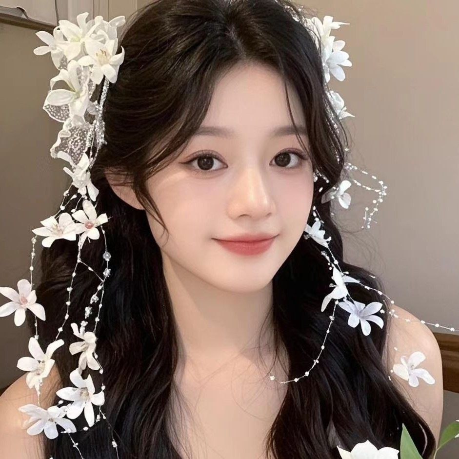 新中式古风彷真铃兰花朵发夹女森系氛围感超仙流苏侧边夹盘发头饰,饰品/流行首饰/时尚饰品新,发饰,淘宝优惠券,粉丝福利购,淘宝优惠卷