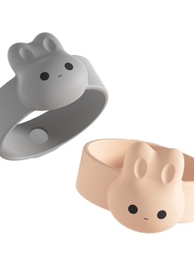 奶粉勺固定器可爱不沾手磁吸防掉落宝宝婴幼儿硅胶勺子伴侣