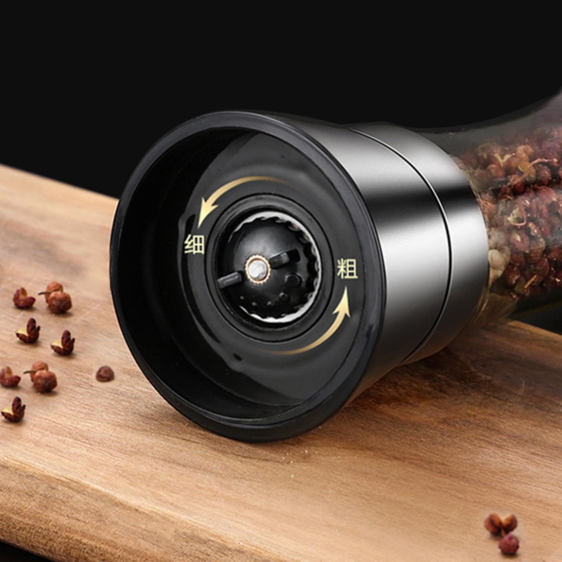 黑白研磨器西餐磨粉机神器胡粉花椒粒黑胡椒粒调味粉粗盐胡椒瓶子,厨房/烹饪用具,旋盖小宝,淘宝优惠券,粉丝福利购,淘宝优惠卷