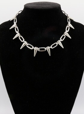 铆钉腰链尖头链条朋克男女hiphop蹦迪国潮暗黑ins同款酷欧美裤链