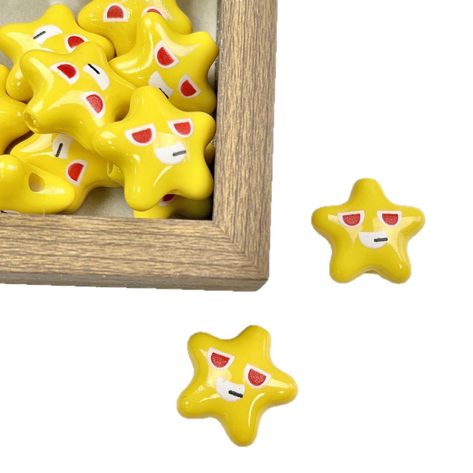 手机链亚克力DIY配件材料串珠材料wmls五月天应援串珠印花