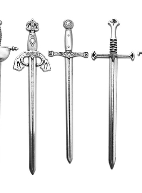 项链挂件痛包混款手链手工古银材料吊坠配件风格长剑套装混搭新款