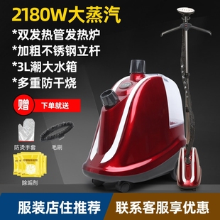 铭心CBD立式蒸汽挂烫机电熨斗双家用缸大功率2180W服装店商用