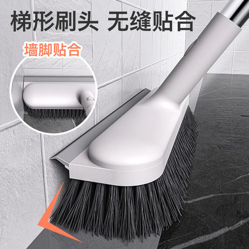 日本卫生间地刷浴室清洁刷洗地长柄厕所地板刷硬毛瓷砖专用缝隙刷