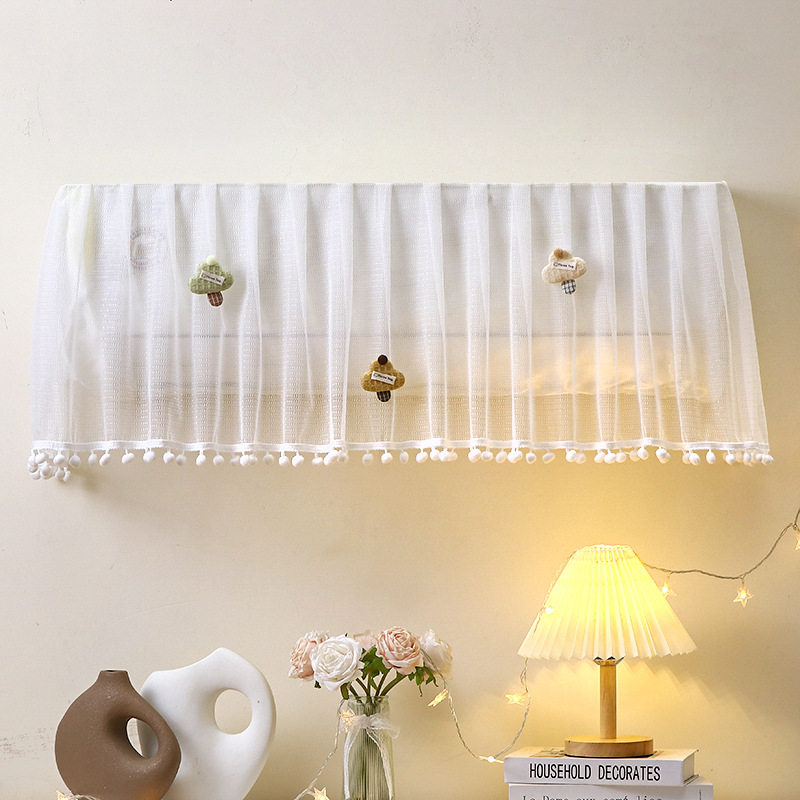 2025新款挂机空调防尘罩卡通卧室挂式防直吹家用开机不取空调套子