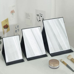 妆子镜折镜叠随身化妆大号梳妆镜GPY学生宿舍出租化屋台式 桌面简