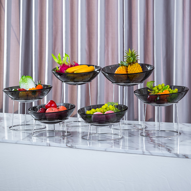 高端不锈钢甜品台展示架冷餐台自助餐点心架子茶歇架摆台摆件套装