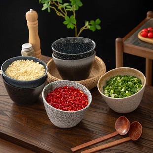 陶瓷调料缸火锅点调料台商用陶瓷斜口酱料盆餐厅自助蘸料碗蔬菜碗