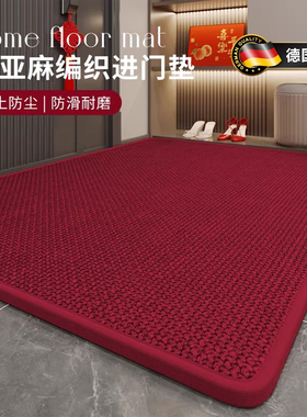 德国入户门地垫进门门口专用踩脚垫地毯家用防滑吸水红色门垫垫子